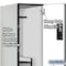 Salsbury Industries 2 Tier 'S' Designer Locker, 54"Wx76"Hx24"D, 6 Door, Gray 18-27364GRY - alternate 5